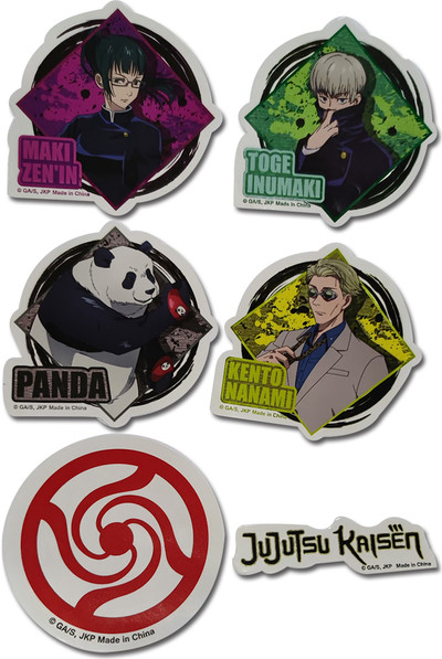 Jujutsu Kaisen - Group 02 Die Cut Sticker Set