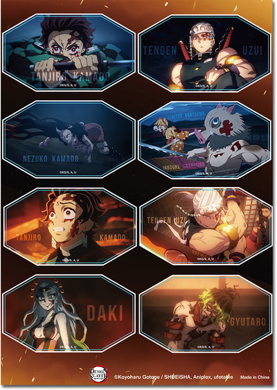 Demon Slayer - Entertainment District Sticker Set