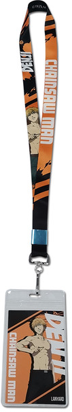 Chainsaw Man - Denji Character Square Background Strap