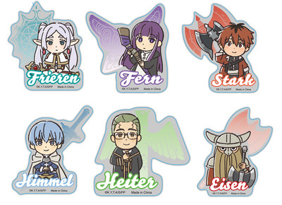 Frieren: Beyond Journey's End - Group SD Transparent Die-Cut Sticker Set