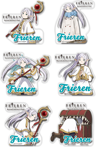 Frieren: Beyond Journey's End - Frieren's Different Poses Transparent Die-Cut Sticker Set