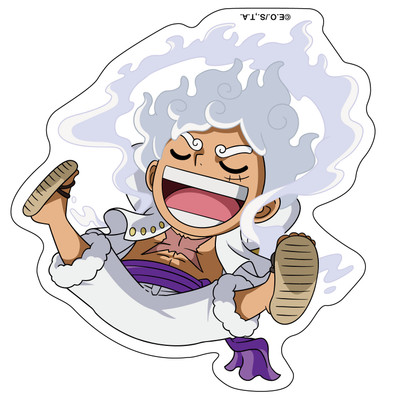 One Piece - Monkey D. Luffy Car Sticker (Gear 5 Smiling Ver.)