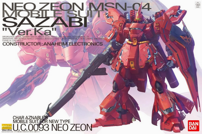 Mobile Suit Gundam Char's Counter Attack - MSN-04 Sazabi Ver. Ka