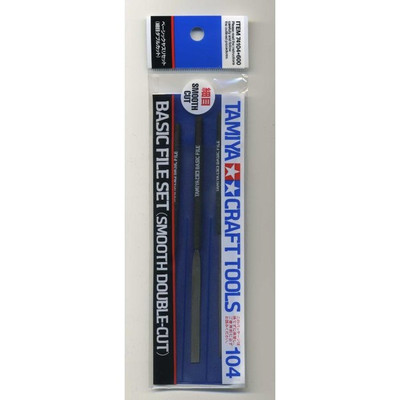 Tamiya Basic File Set - Smooth Double-Cut