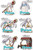 Frieren: Beyond Journey's End - Frieren's Different Poses Transparent Die-Cut Sticker Set