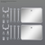 Action Base 6 - Clear Color w/ Mirror Sticker Set