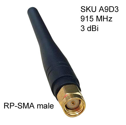 Antenna 860-960MHz 3dBi Omni Outdoor w/ RP-SMA and SMA. GSM ISM