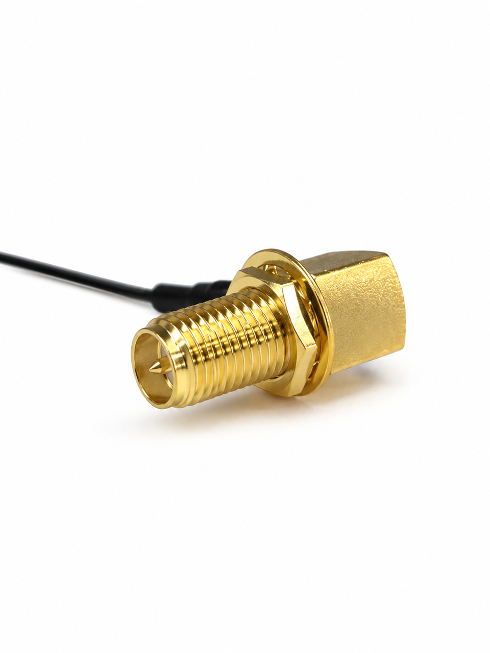 MHF4 To RP-SMA-female right-angle Cable 6 inch Adapter