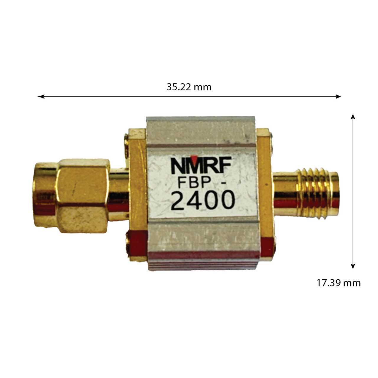 BandPass Filters 2400-2450 MHz WiFi BlueTooth ZigBee SMA