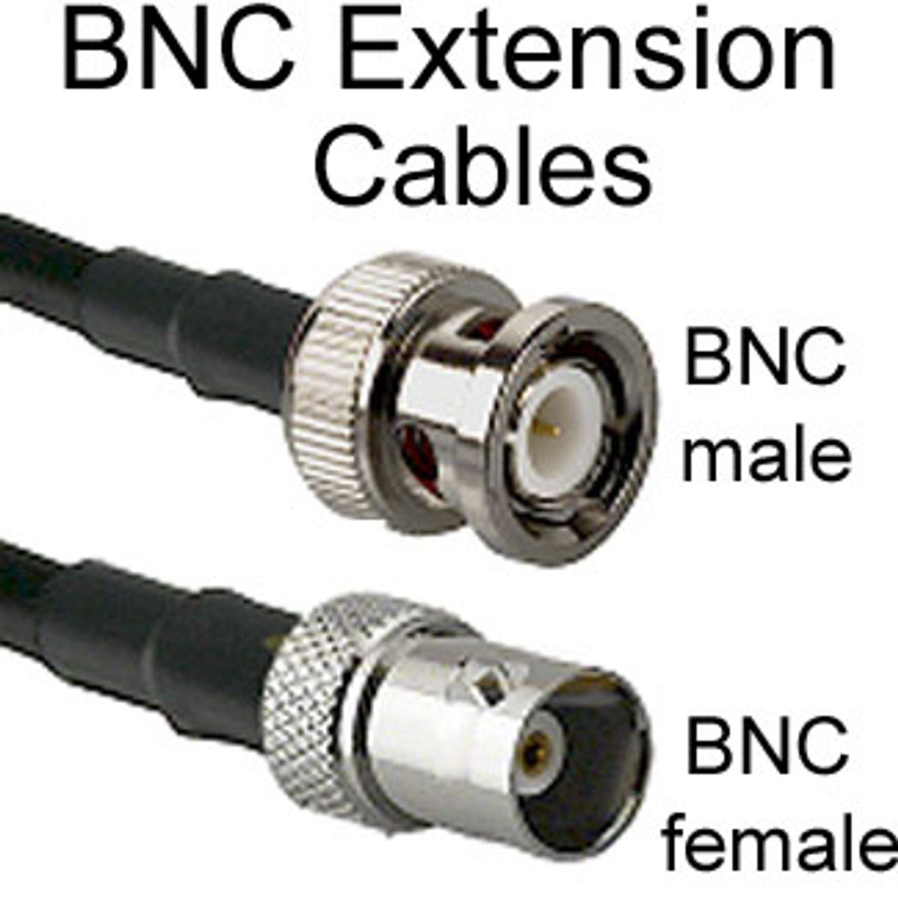 Bnc Extension Cable 50 Ohm 2ft 3ft 4ft 5ft 8ft 10ft 12ft 14ft 