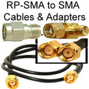 RP-SMA to SMA Cables & Adapters