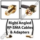 Right Angled RP-SMA Cables & Adapters