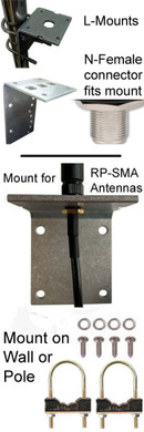 L-Mounts and Brackets for Antennas
