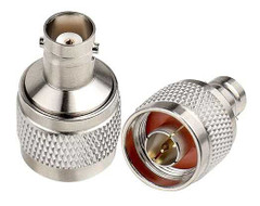 Akozon Type N naar BNC-adapter, 2 stuks, type N naar BNC-aansluiting