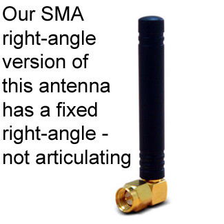 Antenna Dual-Band 2.4 / 5GHz 2dBi Omnidirectional: RP-SMA & SMA Waterproof
