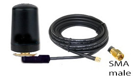 Antenna 433 MHz Con Base Magnetica - 5DBI, Connettore SMA Maschio, Cavo 3 Metri | 2 Pezzi - Foto 2