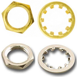 Nickel-plated brass nut and washer is the best option to rustproof antenna connectors and waterproof SMA connector and RP-SMA connector.