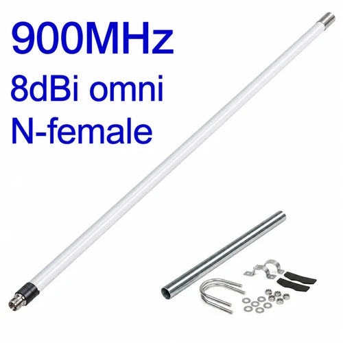 900MHz Omni-Directional antenna with N-female:  LoRa, Helium, GSM applications