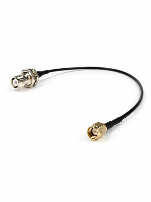 RP-TNC-female to RP-SMA-male Cable: : 1-FT Double-Shielded Outdoor Indoor