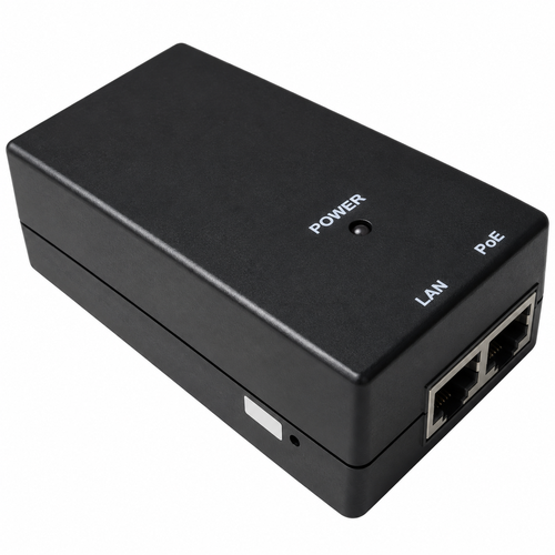 48v PoE Injector: Gigabit Power Over Ethernet Adapter.  Suitable for IP phones.