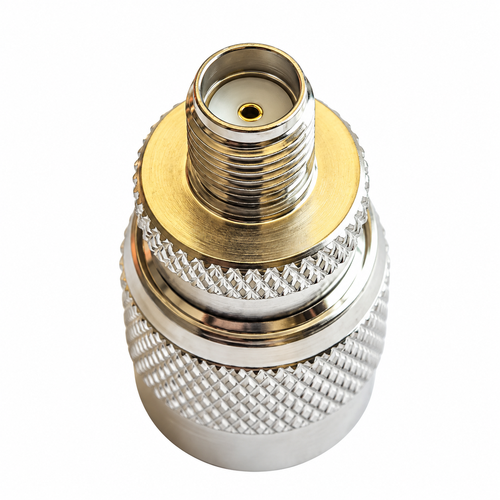Adapter: SMA-female (jack); Top SMA View