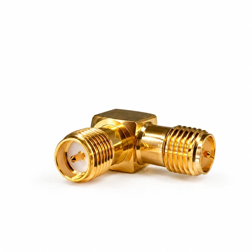 RP-SMA Female to Female Right-Angle Adapter