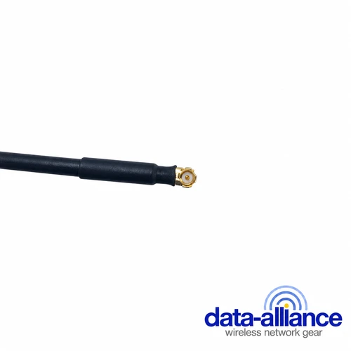U.FL male-to-female coaxial extension cable in a U-shape, available in lengths from 1.5 to 10 inches