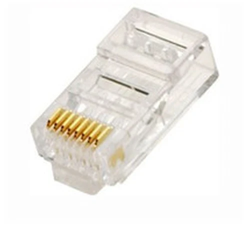 Cat5e RJ45 Modular Plugs for Solid Core Cable, 8P8C, QTY 100