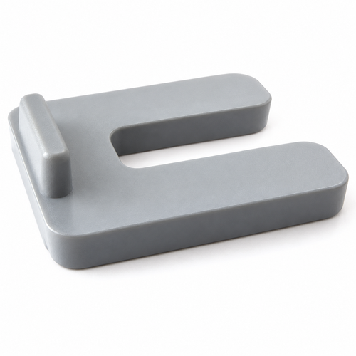 Optional cable-locking clip:  Strain relief to prevent drop wire from being broken off of terminating posts.  For use with 2, 4 pair drop wire.