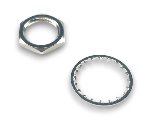 Bulkhead Mount Hardware for N-female - to mount on enclosure or case.