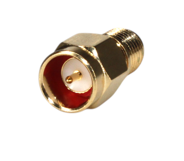 SMA Male to SMA Female Slide-On Quick-Connect Adapter