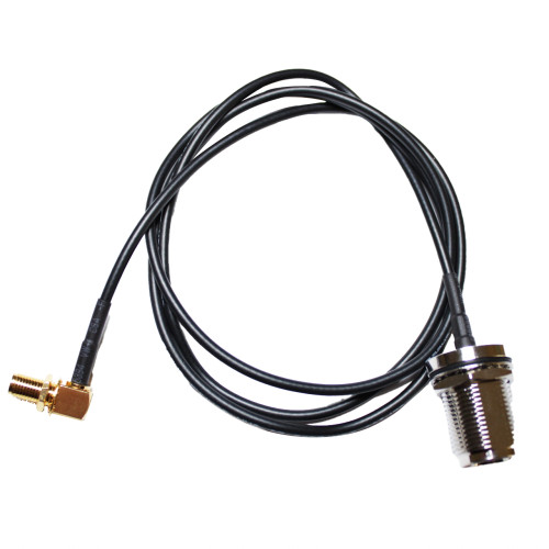 N [male or female] To SMA-female Right-Angle Cable: 6-inch, 3-FT