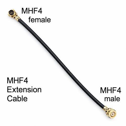 MHF4 male to female extension cable