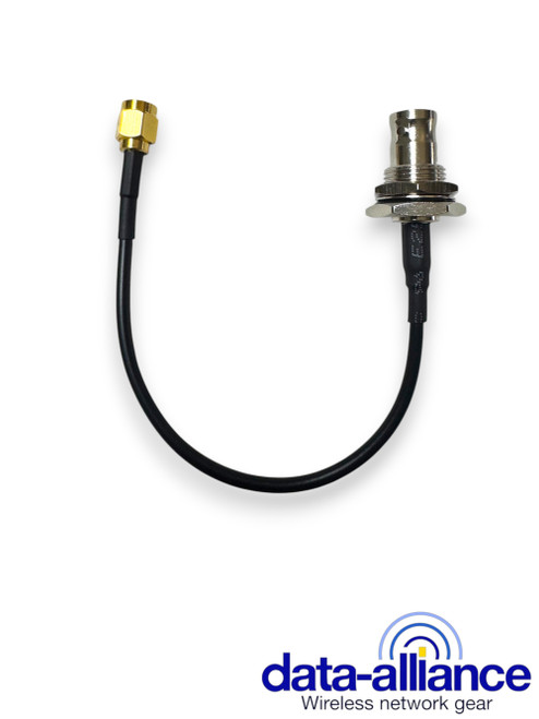 BNC-female to SMA-male (straight and right angle options)