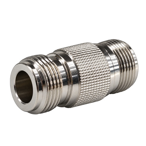 Nickel-plated brass body for corrosion resistance.