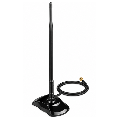 Antenna: 8dBi: Magnet-mount is super-strong. Omni Directional. RP-SMA