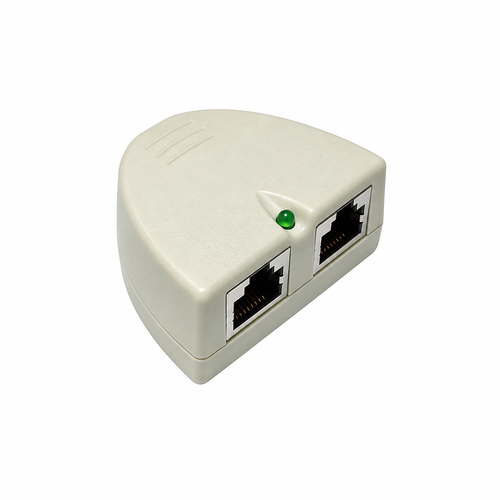 PoE injector w/ DC jack 2.1mm. Compatible 5v, 12v, 18v, 24v, 48v Power Supplies. Passive POE