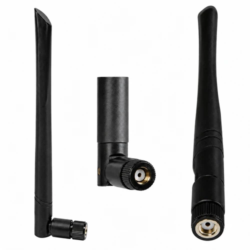 Antenna 5.1 ~ 5.8GHz 5dBi OMNI w/RP-SMA-male: Right-angle, articulating / bendable