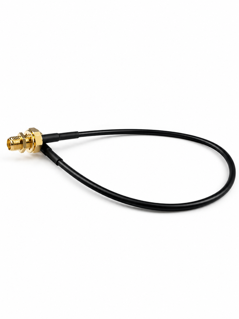 RSm10iRSf RP-SMA female outside diameter is 5/16" (7.9375mm) and longer 14.5mm