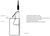 Diagram of use of RP-SMA (or SMA) bulkhead nut & washer to secure cable where the connector passes through the enclosure wall.