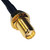 MMCX to SMA-female with bulkhead nut & washer, which you can use to mount the connector on an enclosure or board.