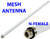 Antenna 2.4GHz 9dBi Omni-Mesh Outdoor w/ N-female. Suitable for marine / boat
