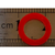 The O-ring is flat and made of rubber.  We offer the O-ring as a separate item:  SKU ORING2
