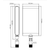 Drawing / dimensions of dual-band 10dBi antenna
