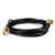 flexible/easily bendable coax with black jacket