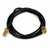 flexible/easily bendable coax with black jacket