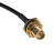 RP-SMA female straight (blkhd): 3-inch extension cable.