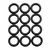Donut-shaped rubber O-ring:  If you order the bulkhead nut & washer with the O-ring,  we automatically include the rust-proof, all-brass version of the bulkhead nut & washer.