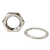 Rustproof bulkhead nut and washer for N-female connectors.
