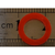 The O-ring is flat and made of rubber.  We offer the O-ring as a separate item:  SKU ORING2